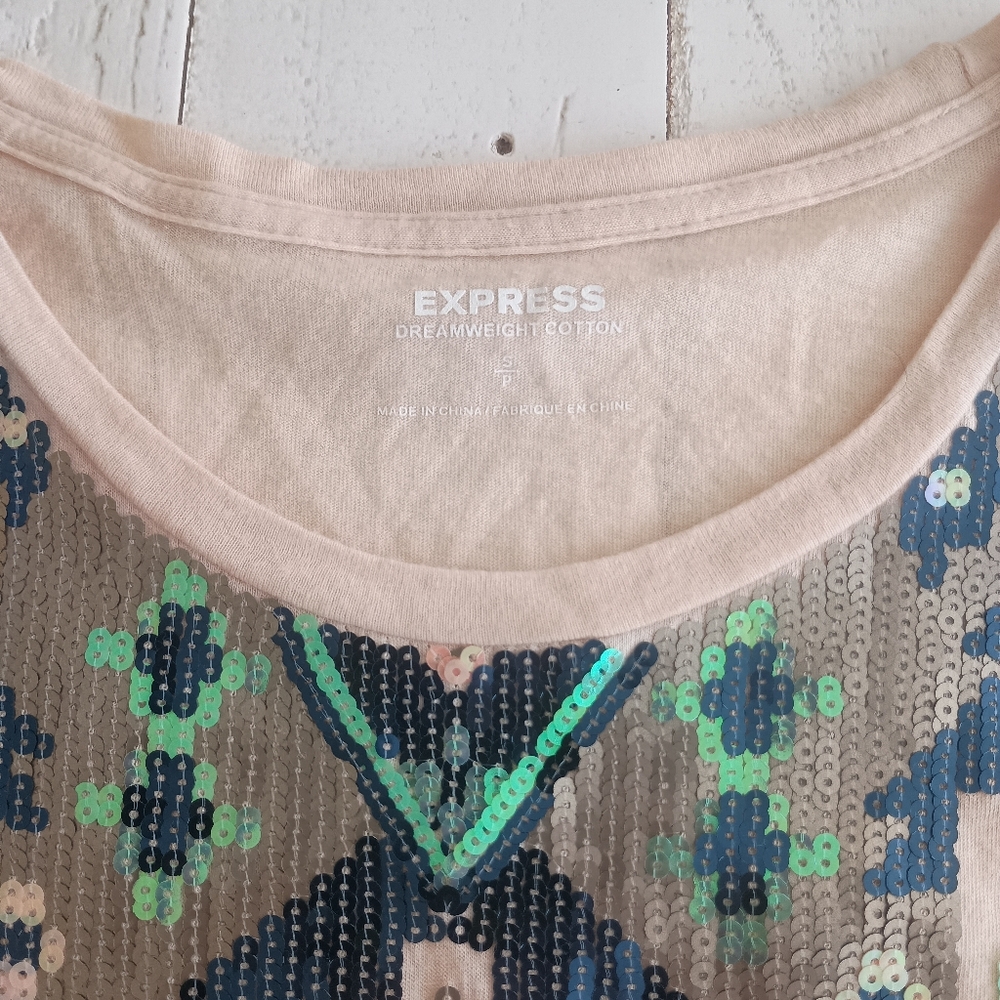 Express Sequined Tank - Picture 2 of 3